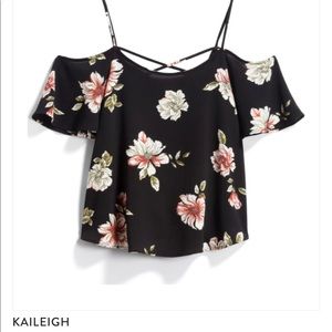 Kaleigh (Stitch Fix) Cold Shoulder Top